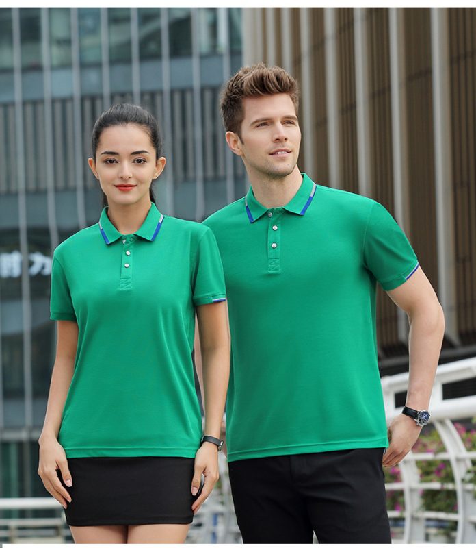 Mẫu áo thun polo cổ trụ