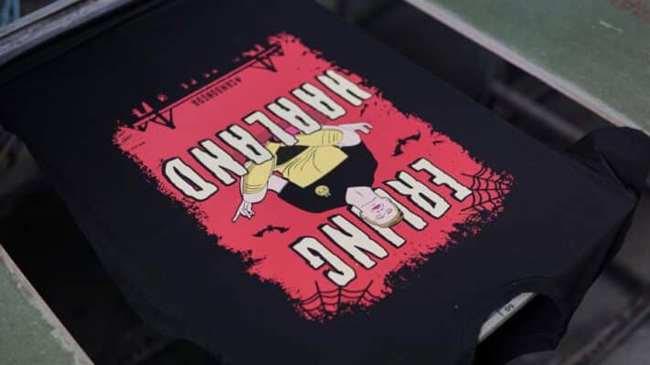 in lụa lên áo đồng phuc